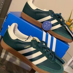 Adidas Samba Forest Green Trainers